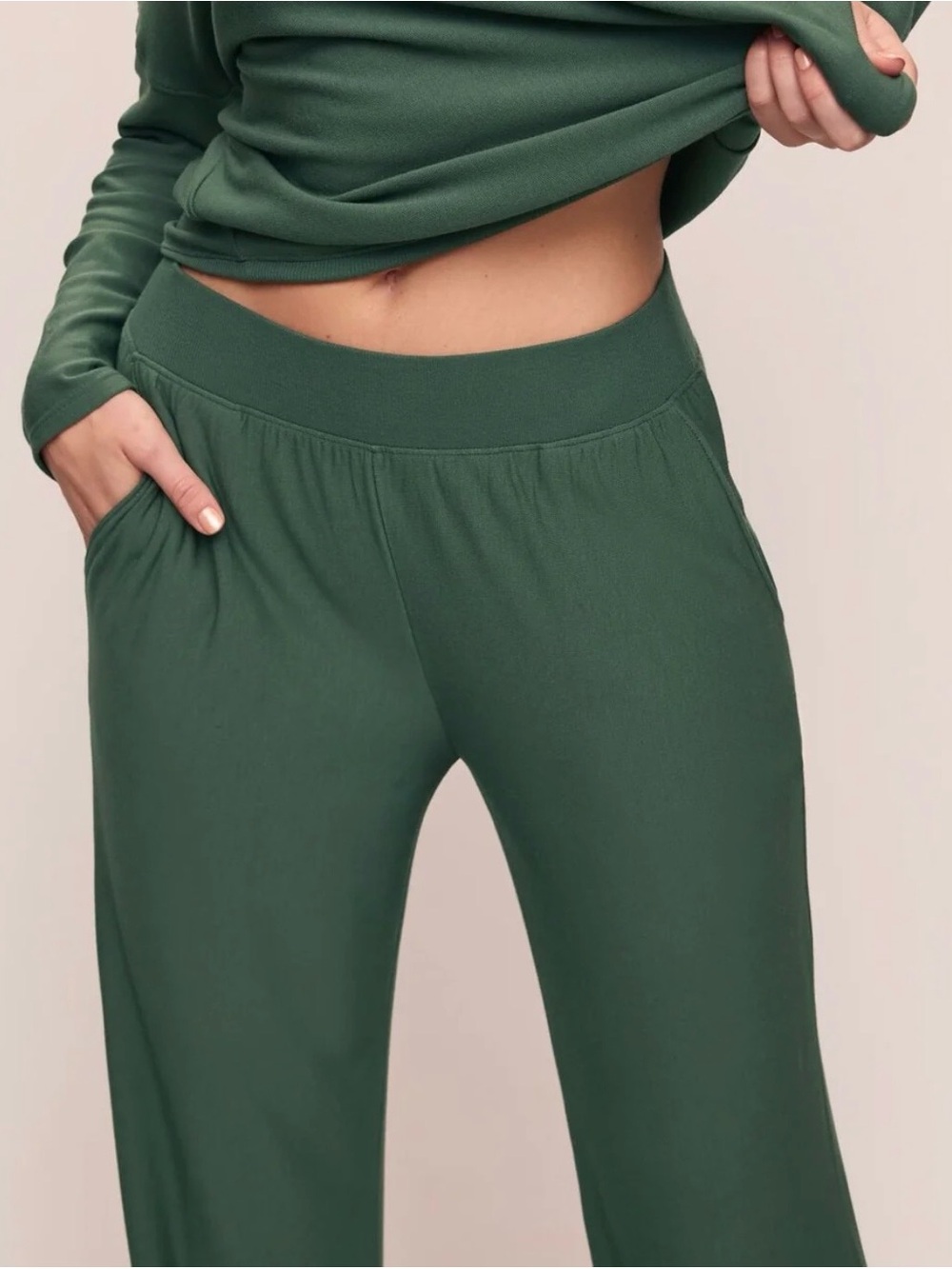 Eberjey Softest Sweats Straight Leg Pant Sz Small